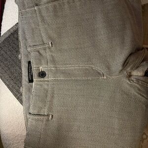 Banana Republic Gray Striped Pants